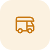 Icoon ruimte voor auto en camper